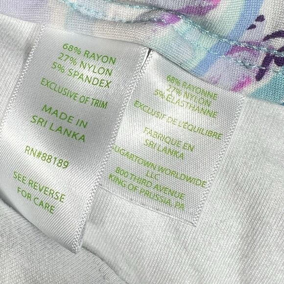 Lilly Pulitzer Buttercup Knit Stretch Shorts Scalloped SZ 2 Mr. Peacock 001272 - Picture 11 of 12